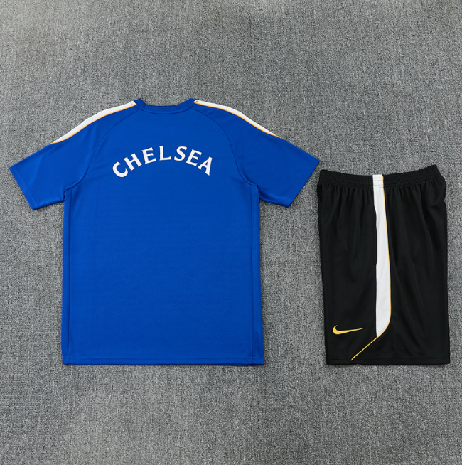 Chelsea 2026/2027 short sleeve and shorts tracksuit Blue