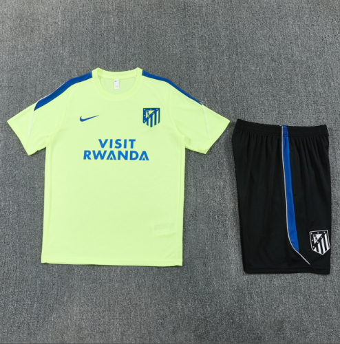 Atletico Madrid 2026/2027 short sleeve and shorts tracksuit green