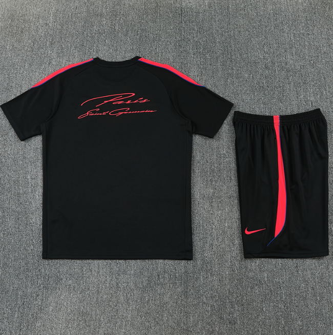 PSA 2026/2027 short sleeve and shorts tracksuit black