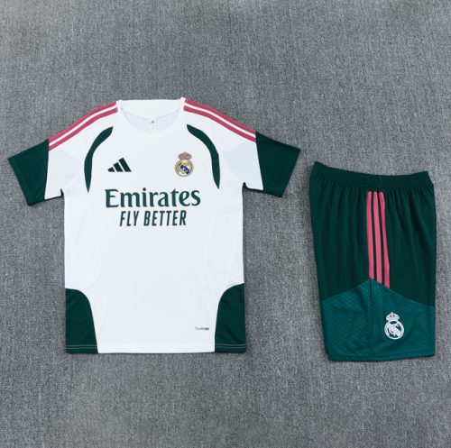 Real Madrid 2026/2027 short sleeve and shorts tracksuit white