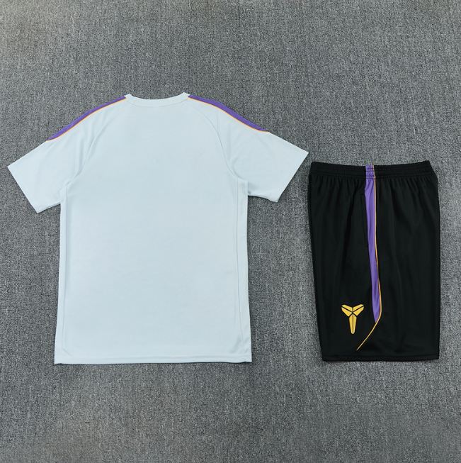 Barcelona 2026/2027 short sleeve and shorts tracksuit light blue