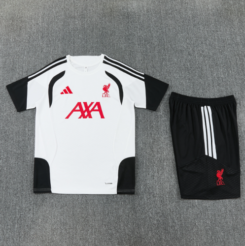 Liverpool 2026/2027 short sleeve and shorts tracksuit white