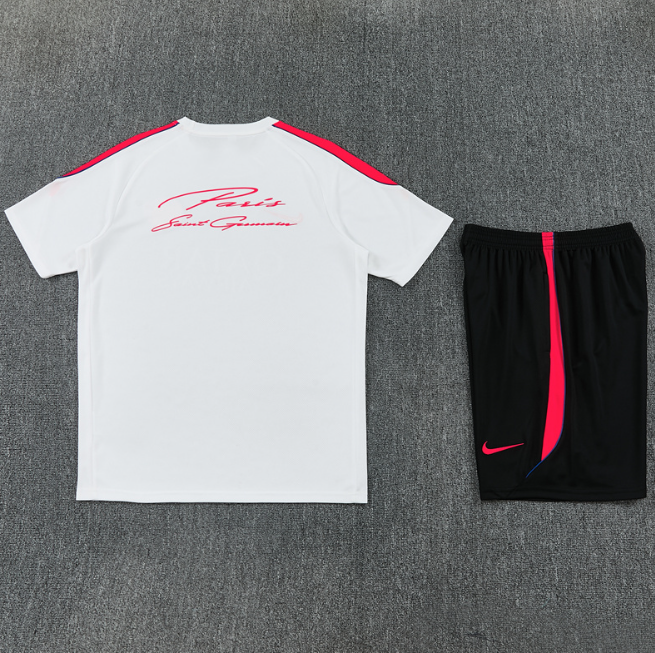 PSA 2026/2027 short sleeve and shorts tracksuit white