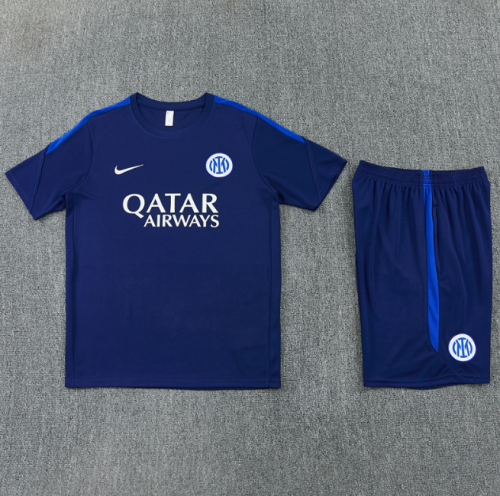 Inter Milan 2026/2027 short sleeve and shorts tracksuit Royal Blue
