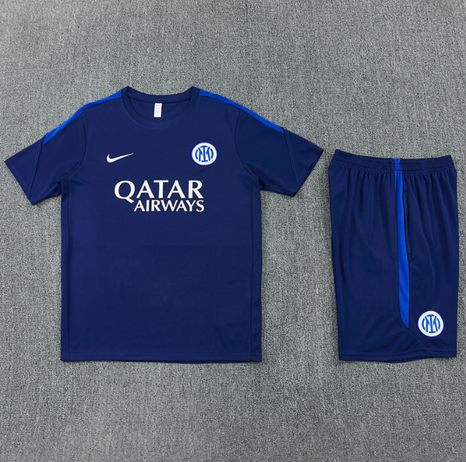 Inter Milan 2026/2027 short sleeve and shorts tracksuit Royal Blue