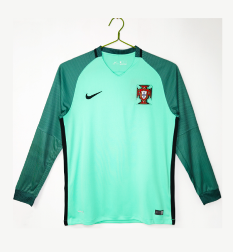 Portugal 2016 away retro shirt (long sleeve) Ronaldo
