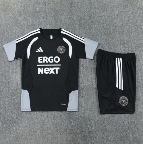 Inter Miami 2026/2027 short sleeve and shorts tracksuit black