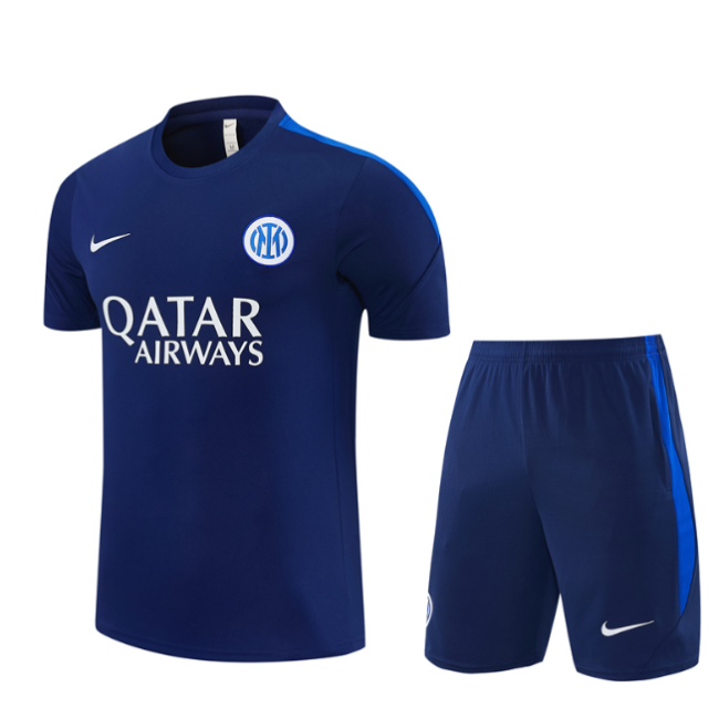 Inter Milan 2026/2027 short sleeve and shorts tracksuit Royal Blue