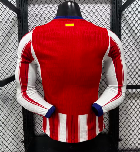 Atletico Madrid 2026/2027 home shirt player version (long sleeve)