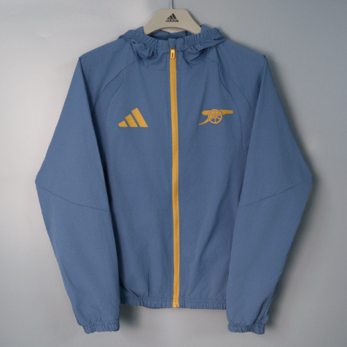 Arsenal 26/27 windbreaker coat blue