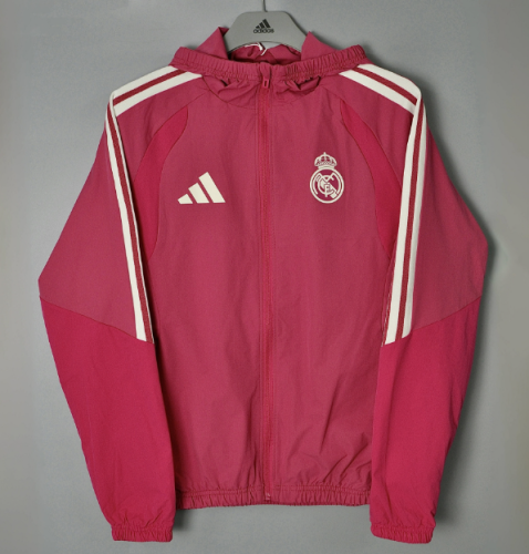 Real Madrid 26/27 windbreaker coat red