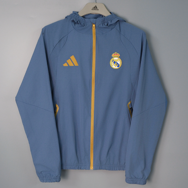 Real Madrid 26/27 windbreaker coat Blue