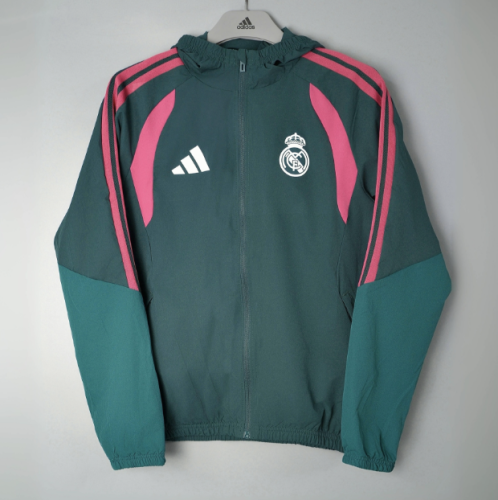 Real Madrid 26/27 windbreaker coat Green
