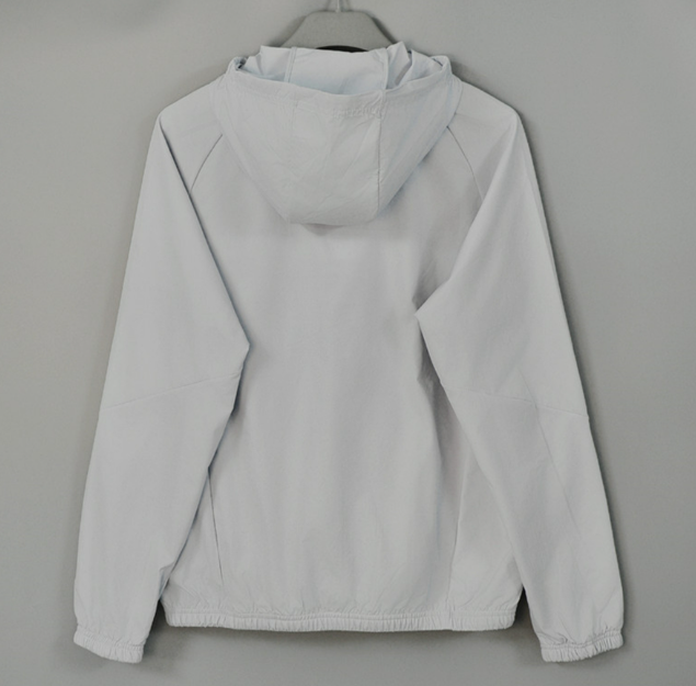 Real Madrid 26/27 windbreaker coat light grey