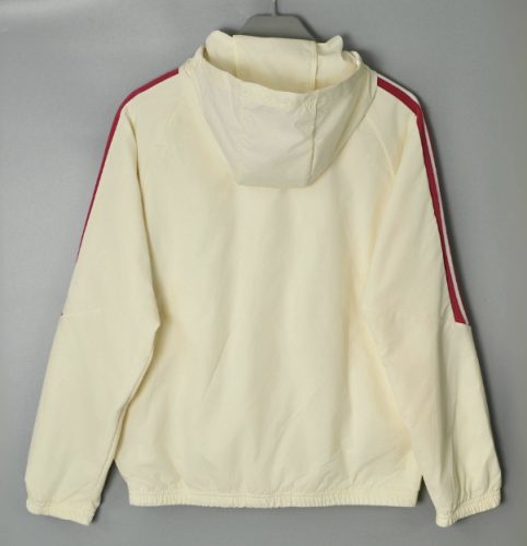Real Madrid 26/27 windbreaker coat light yellow