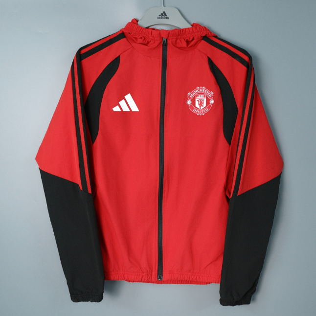 Manchester Unitde 26/27 windbreaker coat Red
