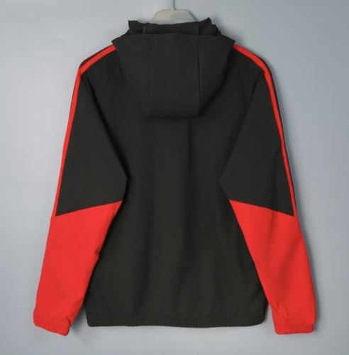 Arsenal 26/27 windbreaker coat Black&Red