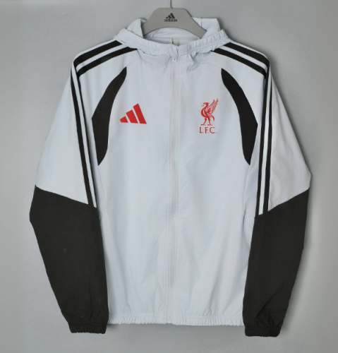 Liverpool 26/27 windbreaker coat white