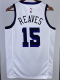 22-23 LAKERS REAVES #15 White City Edition Top Quality Hot Pressing NBA Jersey