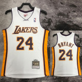 2009-10 LAKERS BRYANT #24 White Retro Top Quality Hot Pressing NBA Jersey(V领) 2009-10 LAKERS BRYANT #24 White Retro Top Quality Hot Pressing NBA Jersey(V领)