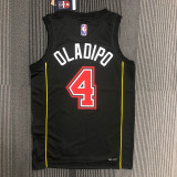 21-22 Miami heat OLADIPO #4 Black City Edition Top Quality Hot Pressing NBA Jersey