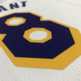 21-22 Lakers BRYANT #8 White 75th Anniversary Top Quality Hot Pressing NBA Jersey