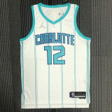 21-22 Hornets OUBRE JR. #12 White 75th Anniversary Top Quality Hot Pressing NBA Jersey