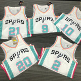 21-22 Sa Spurs JOHNSON #3 White City Edition Top Quality Hot Pressing NBA Jersey