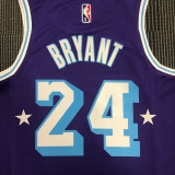 21-22 Lakers BRYANT #24 Purple City Edition Top Quality Hot Pressing NBA Jersey