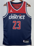 22-23 Wizards JORDAN #23 Royal Blue Top Quality Hot Pressing NBA Jersey (Trapeze Edition)