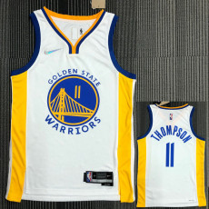 21-22 Warriors THOMPSON #11 White 75th Anniversary Top Quality Hot Pressing NBA Jersey