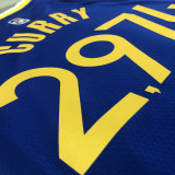 21-22 Warriors CURRY #2.974 Blue 75th Anniversary Top Quality Hot Pressing NBA Jersey