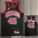 21-22 Bulls JORDAN #45 Black Trapeze Edition Top Quality Hot Pressing NBA Jersey