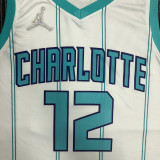 21-22 Hornets OUBRE JR. #12 White 75th Anniversary Top Quality Hot Pressing NBA Jersey