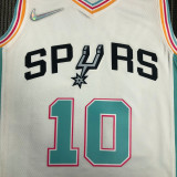 21-22 Sa Spurs DEROZAN #10 White City Edition Top Quality Hot Pressing NBA Jersey