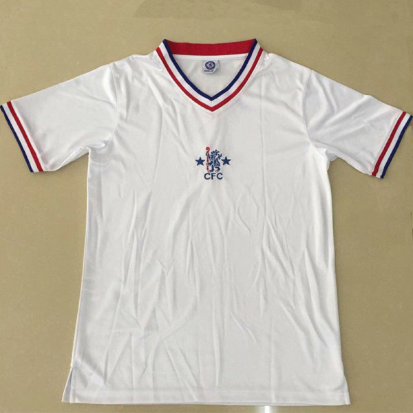1982 CHE Away White Retro Soccer Jersey