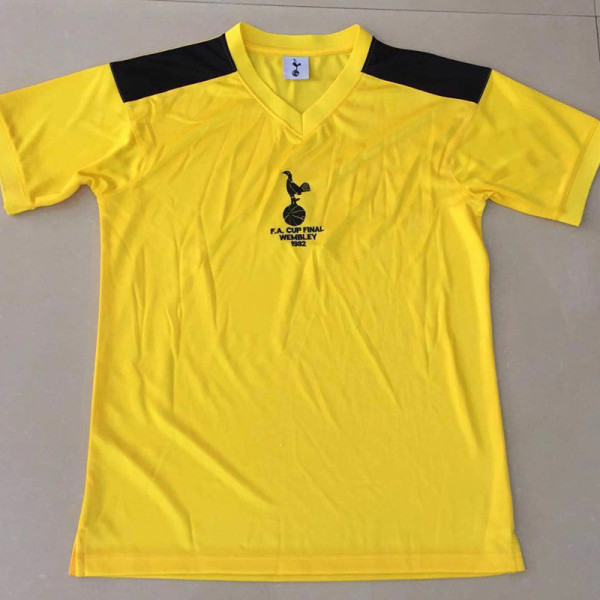1982 TOT Yellow Retro Soccer Jersey