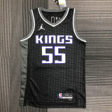 21-22 Kings WILLIAMS #55 Black Trapeze Edition Top Quality Hot Pressing NBA Jersey