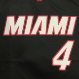 21-22 Heat OLADIPO #4 Black 75th Anniversary Top Quality Hot Pressing NBA Jersey