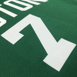 21-22 Celtics BROWN #7 Green 75th Anniversary Top Quality Hot Pressing NBA Jersey