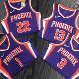21-22 Suns PAUL #3 Purple 75th Anniversary Top Quality Hot Pressing NBA Jersey