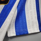 1994-1996 Man Utd Away Blue Retro Soccer Jersey