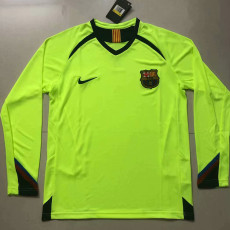 2005-2006 BAR Away Yellow Long Sleeve Retro Soccer Jersey (长袖)