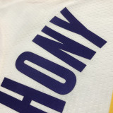 21-22 Lakers ANTHONY #7 White 75th Anniversary Top Quality Hot Pressing NBA Jersey