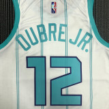 21-22 Hornets OUBRE JR. #12 White 75th Anniversary Top Quality Hot Pressing NBA Jersey