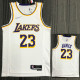 21-22 Lakers JAMES #23 White 75th Anniversary Top Quality Hot Pressing NBA Jersey