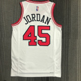 21-22 Bulls JORDAN #45 White 75th Anniversary Top Quality Hot Pressing NBA Jersey