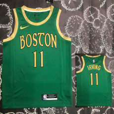 2020 CELTICS IRVING #11 City Edition Green Top Quality Hot Pressing NBA Jersey