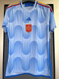 22-23 Spain Away 1:1 World Cup Fans Soccer Jersey