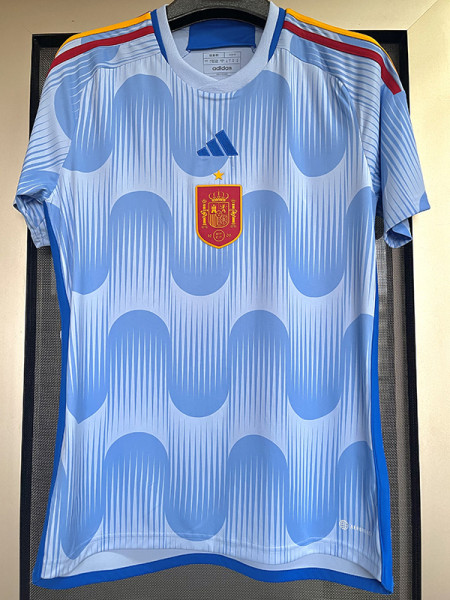 22-23 Spain Away 1:1 World Cup Fans Soccer Jersey